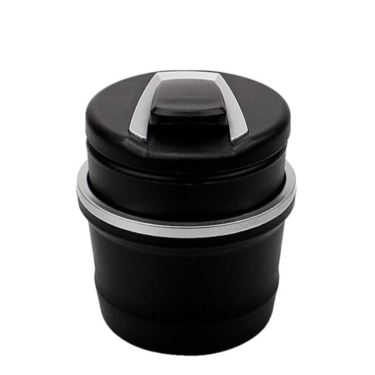 Portable Car Ashtray with Lid – Blue LED Light, Includes Color Box