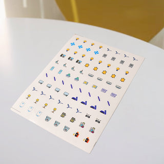 Smart Switch Icon Sticker Sheet (1 Sheet 88 Icons)